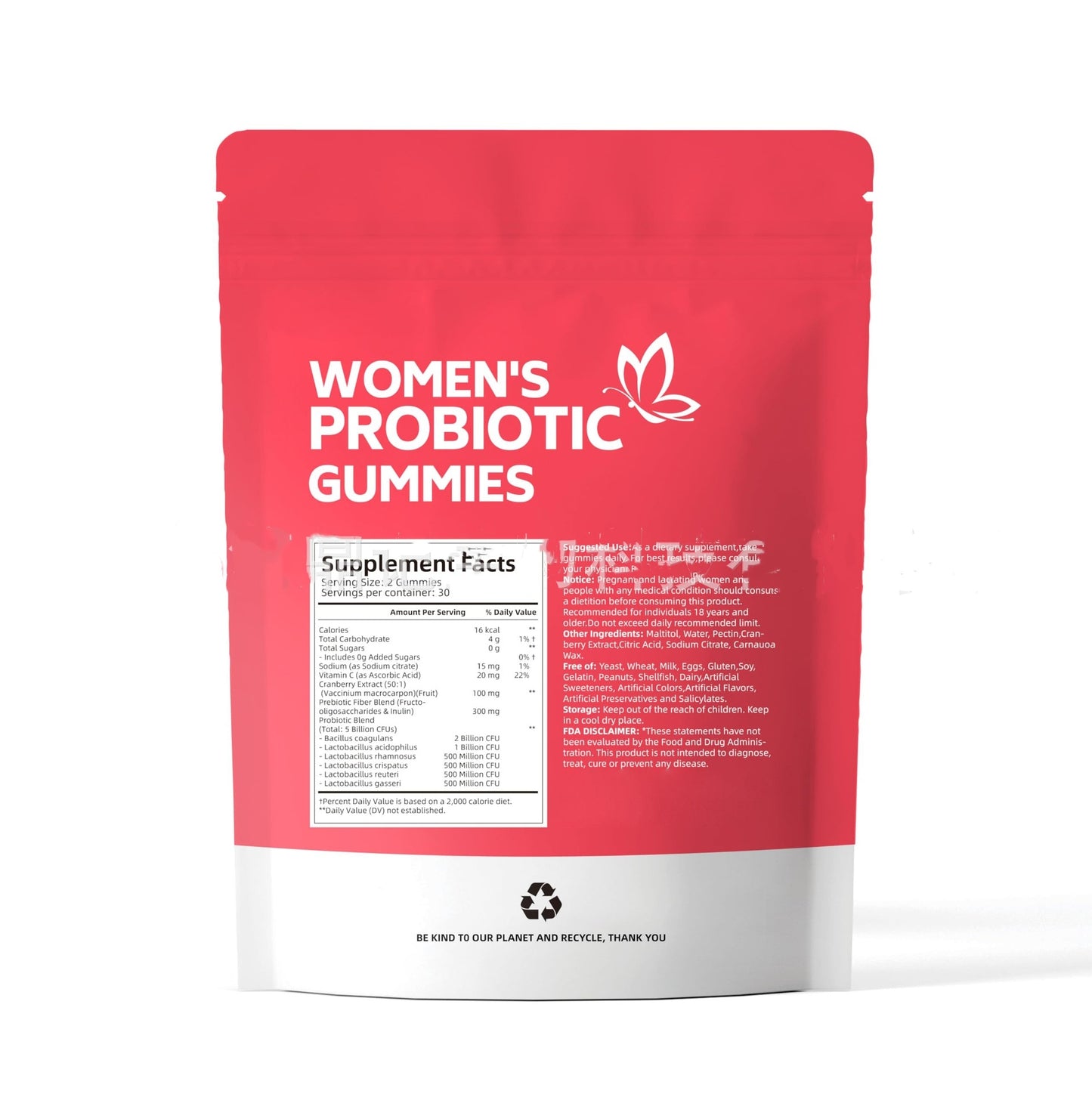 Cranberry Probiotic Gummies